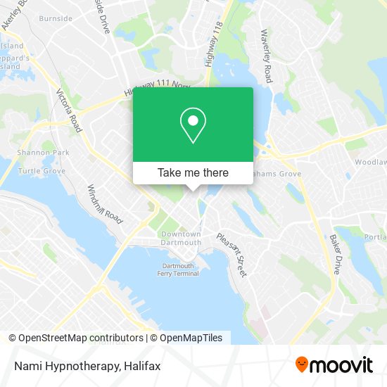 Nami Hypnotherapy map