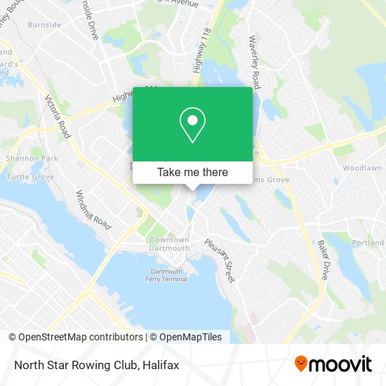 North Star Rowing Club map