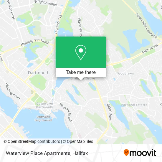 Waterview Place Apartments map