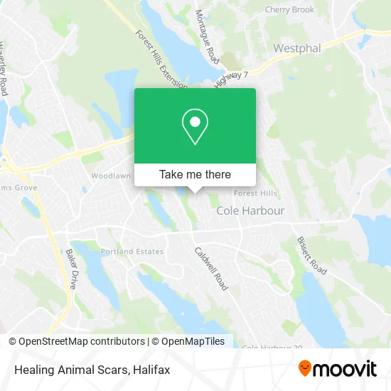 Healing Animal Scars map