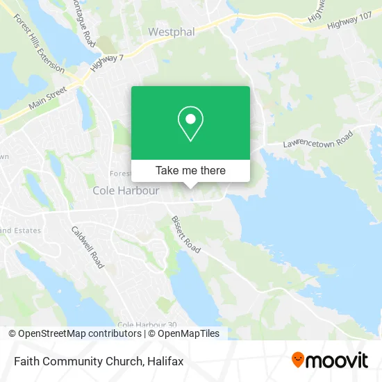 Faith Community Church map