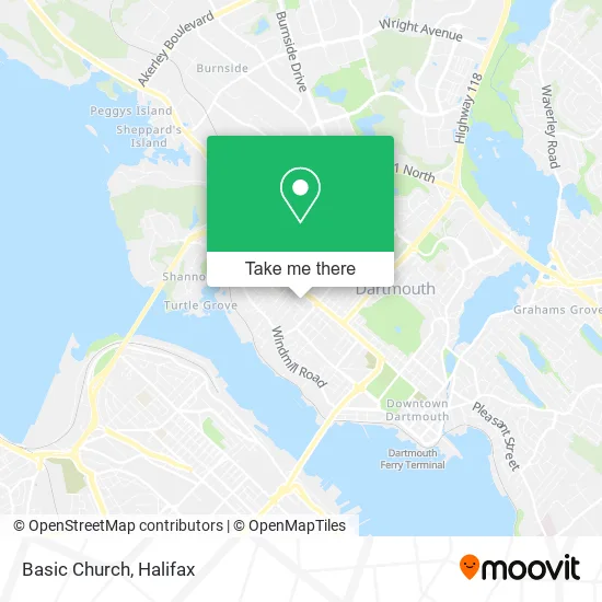 Basic Church map