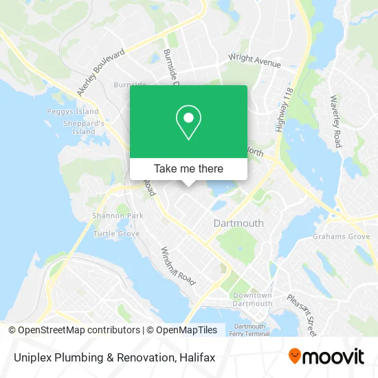 Uniplex Plumbing & Renovation map