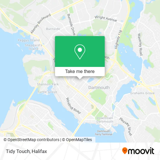 Tidy Touch map