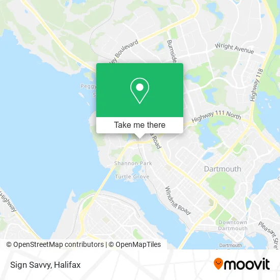 Sign Savvy map