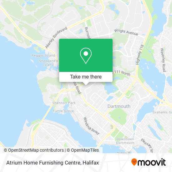 Atrium Home Furnishing Centre map