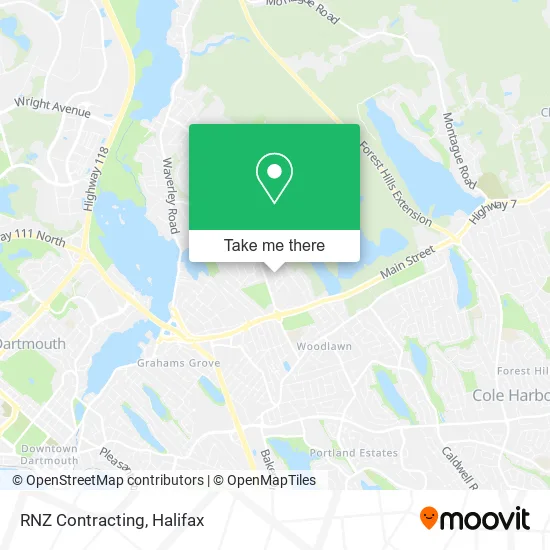 RNZ Contracting map
