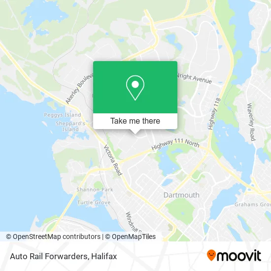 Auto Rail Forwarders map