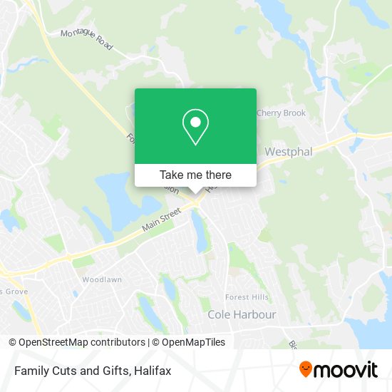 Family Cuts and Gifts map