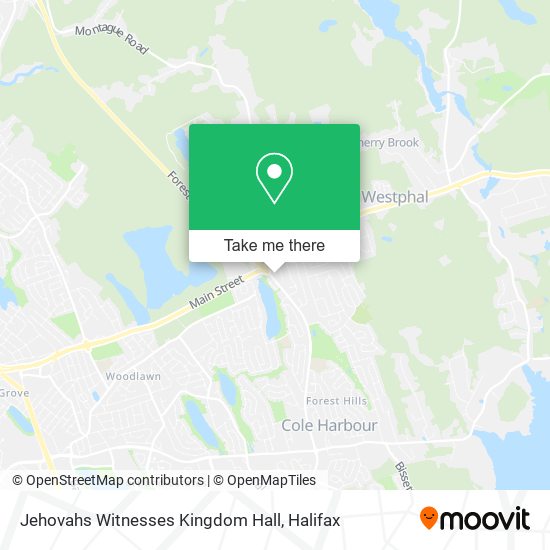 Jehovahs Witnesses Kingdom Hall map