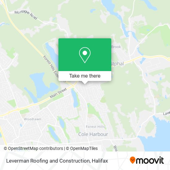 Leverman Roofing and Construction map