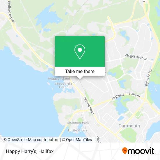 Happy Harry's map
