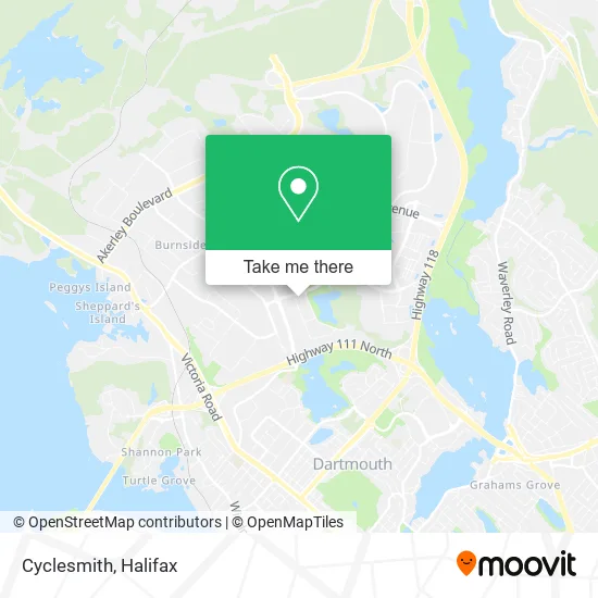 Cyclesmith map
