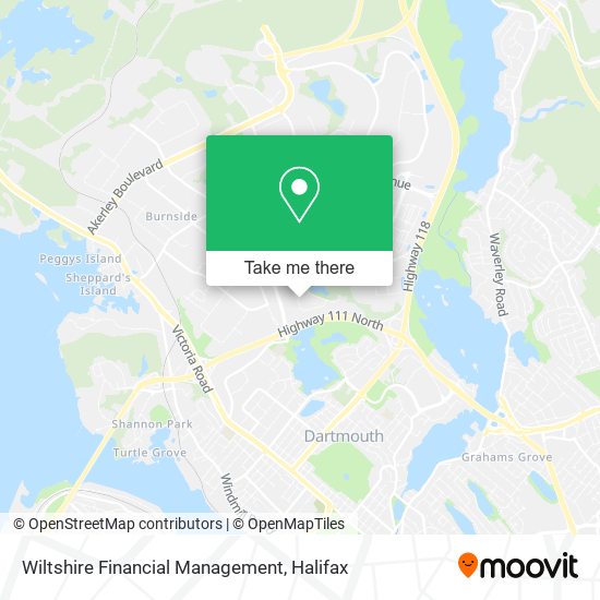 Wiltshire Financial Management map