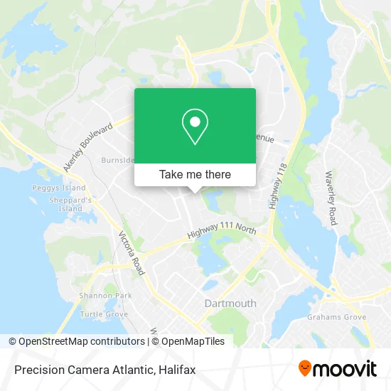 Precision Camera Atlantic map