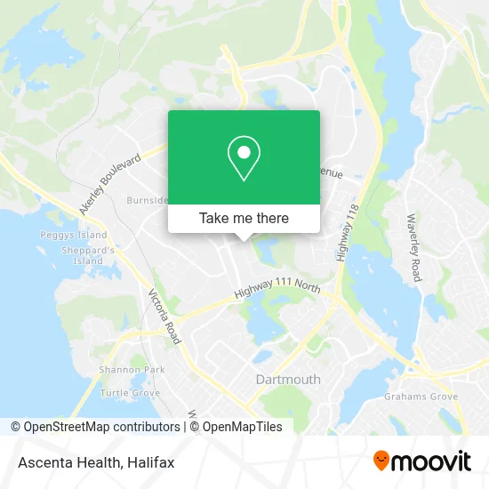 Ascenta Health map