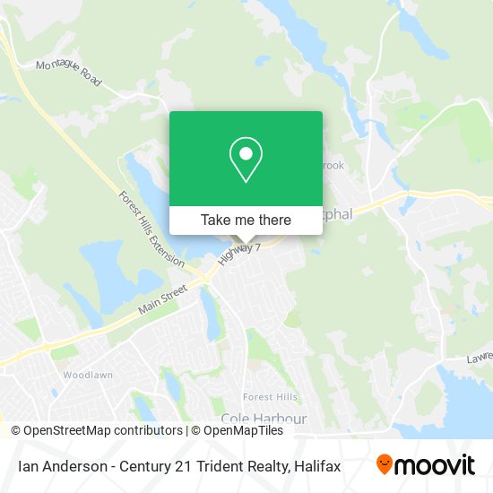 Ian Anderson - Century 21 Trident Realty map