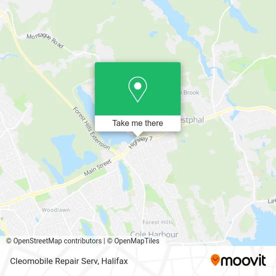 Cleomobile Repair Serv map