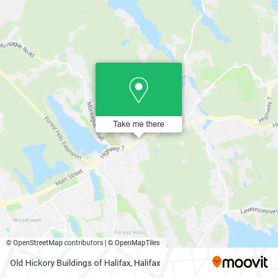 Old Hickory Buildings of Halifax map