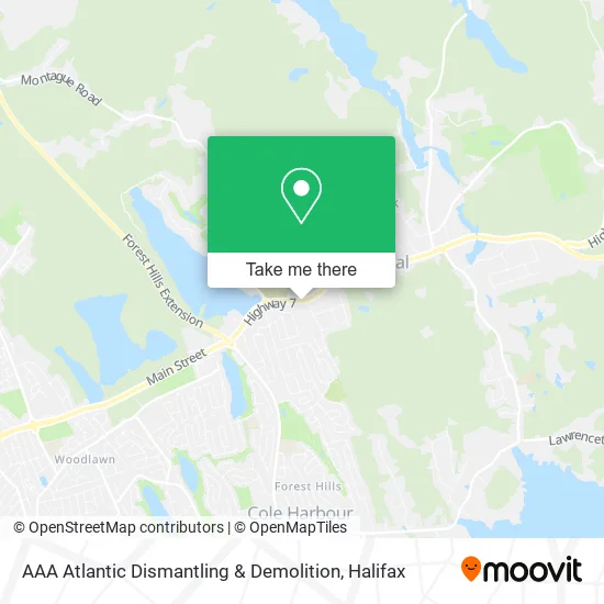 AAA Atlantic Dismantling & Demolition map