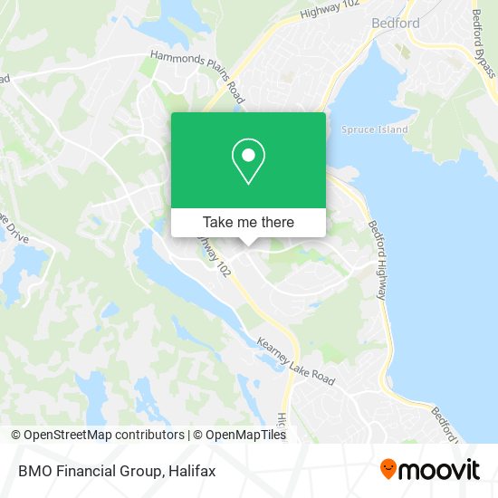 BMO Financial Group map