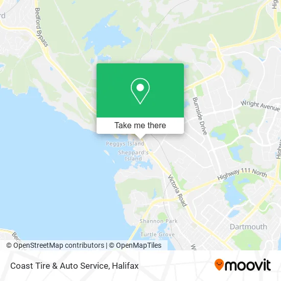 Coast Tire & Auto Service map
