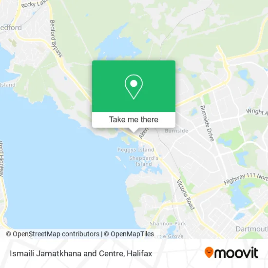 Ismaili Jamatkhana and Centre map