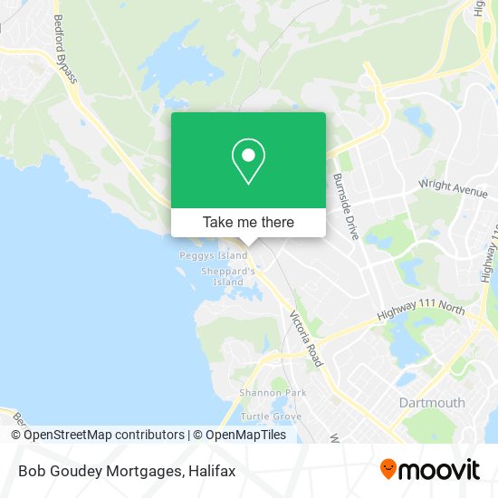 Bob Goudey Mortgages map