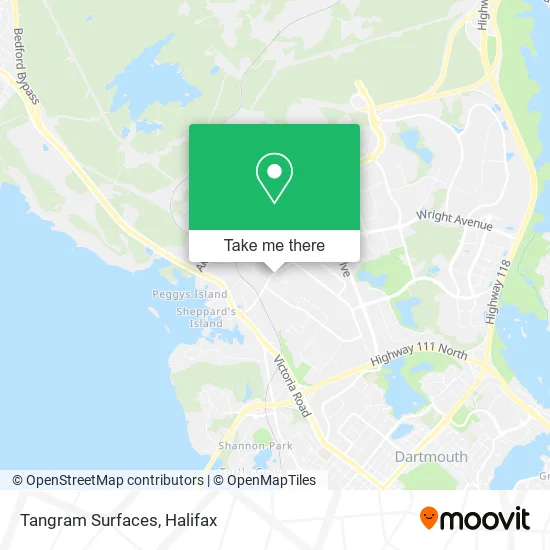 Tangram Surfaces map