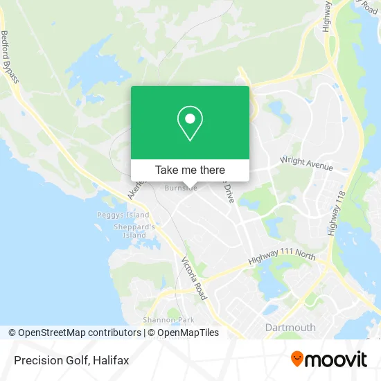 Precision Golf map