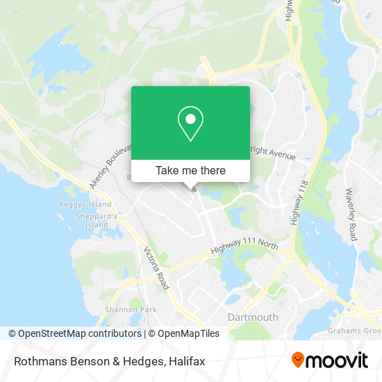 Rothmans Benson & Hedges map