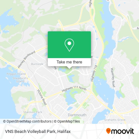 VNS Beach Volleyball Park map