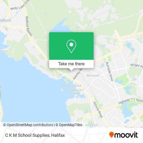 C K M School Supplies map