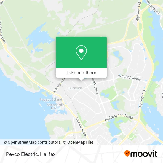 Pevco Electric map