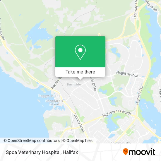 Spca Veterinary Hospital map