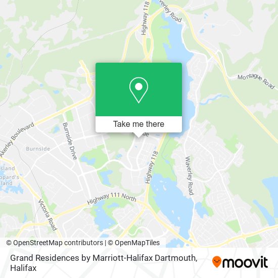 Grand Residences by Marriott-Halifax Dartmouth map