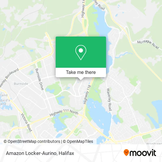 Amazon Locker-Aurino map