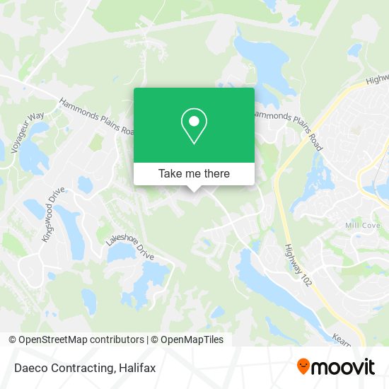 Daeco Contracting map