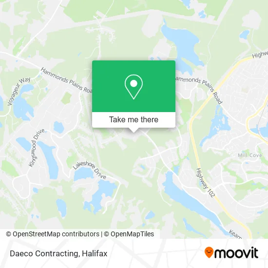 Daeco Contracting map
