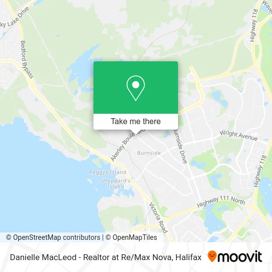 Danielle MacLeod - Realtor at Re / Max Nova map