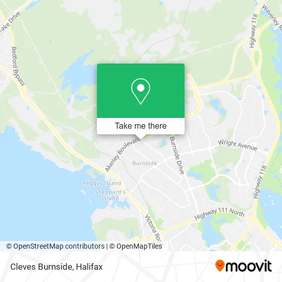 Cleves Burnside map