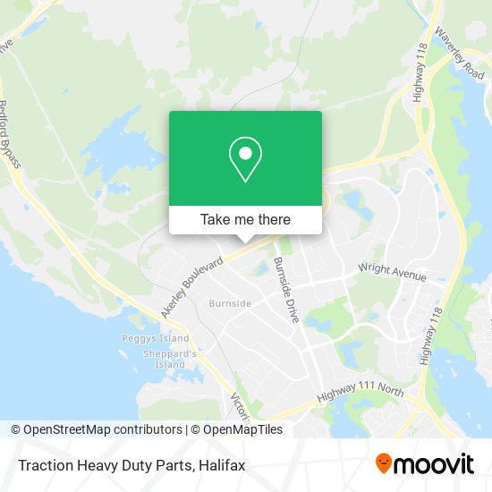 Traction Heavy Duty Parts map