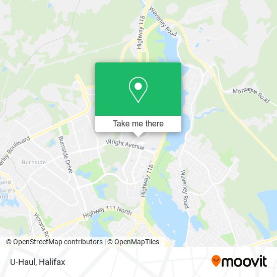 U-Haul map