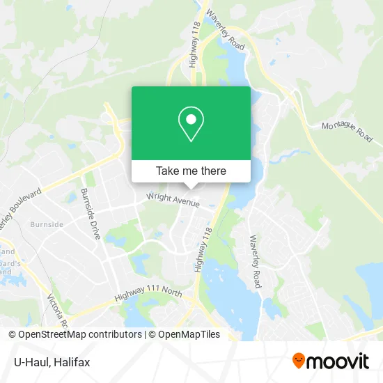 U-Haul map