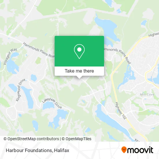 Harbour Foundations map