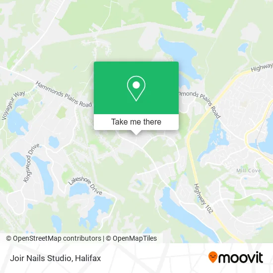 Joir Nails Studio map