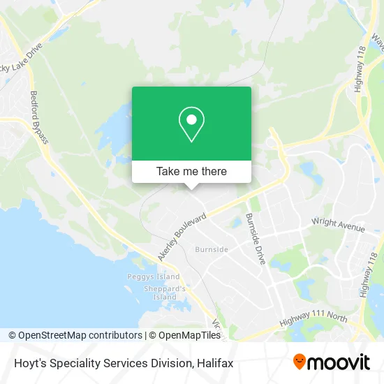 Hoyt's Speciality Services Division map
