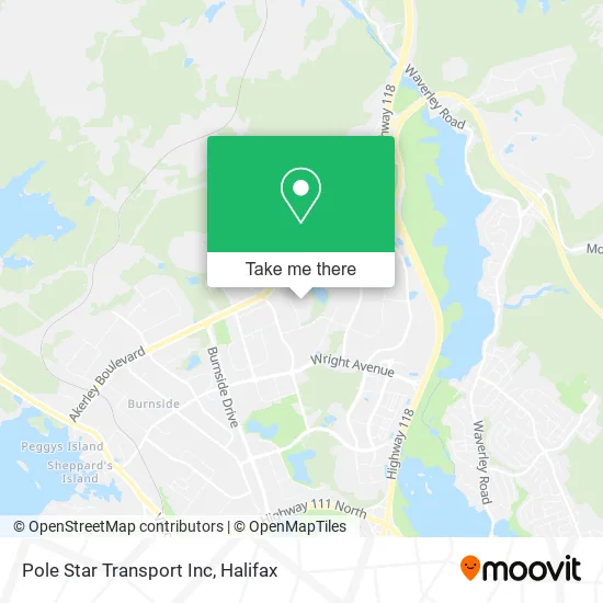 Pole Star Transport Inc map