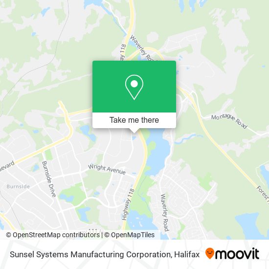 Sunsel Systems Manufacturing Corporation map