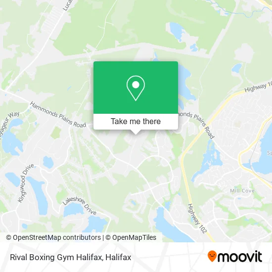 Rival Boxing Gym Halifax map